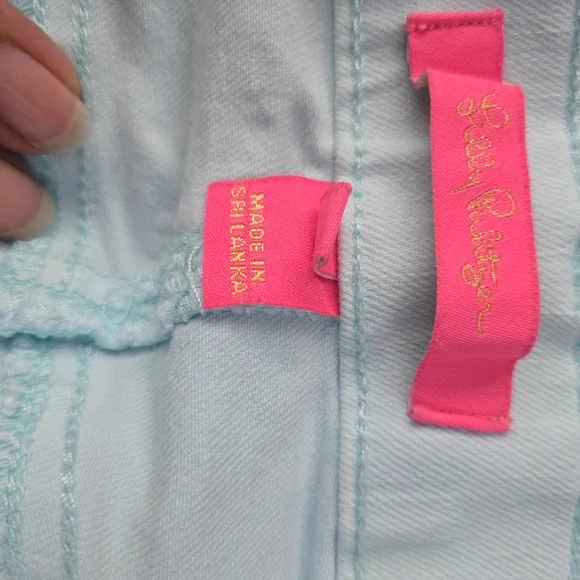 Lilly Pulitzer Aqua Jeans - Picture 5 of 14
